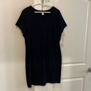 Black t-shirt dress